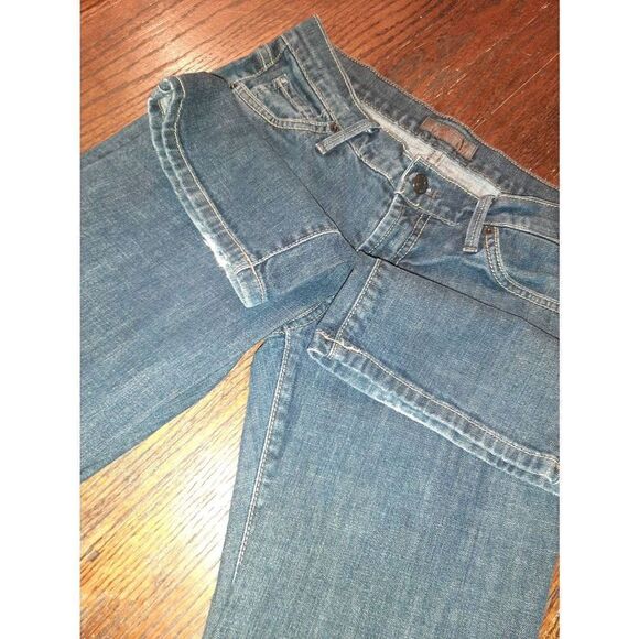 Womens Size 27" Waist James Jeans Dry Aged Denim James Dublin Braided Blue Jeans - Picture 5 of 7